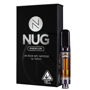 NUG live resin vape cartridge