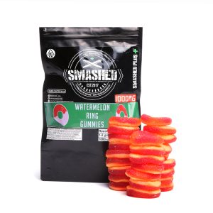 Smashed Watermelon Ring Gummies 1000mg